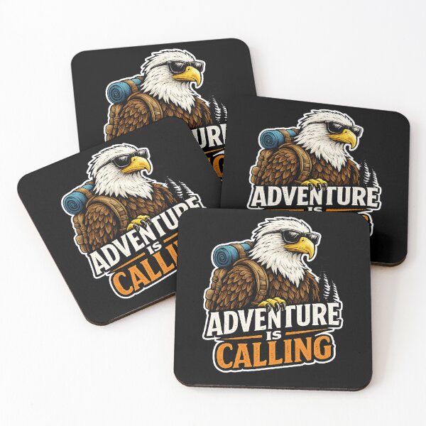 Item preview, Adventure Is Calling Eagle Wilderness Design designed and sold by CreativeMindsetLab.