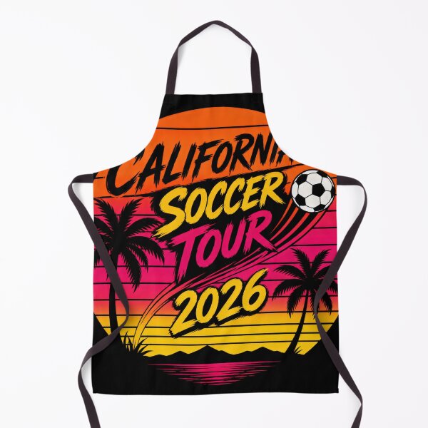 Item preview, California Soccer Tour 2026 – Retro Sunset Soccer Fan Vintage Design designed and sold by PatysArt.