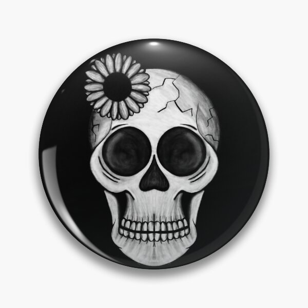 Item preview, Sunflower Skull  designed and sold by RollingRecovery.