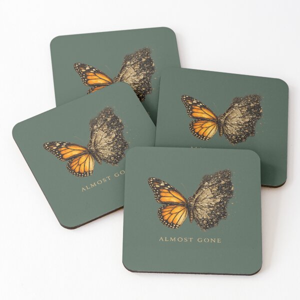 Item preview, Almost Gone Butterfly Extinction Awareness Monarch Butterfly Climate Change Nature Design designed and sold by OrbitOfMind.