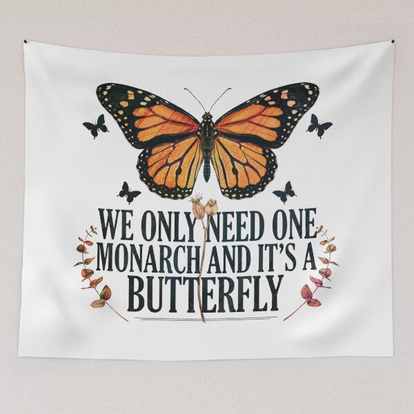 Item preview, We Only Need One Monarch And It’s a Butterfly Vintage designed and sold by MerchlyMike.
