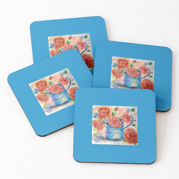 Item preview, A Lovely Still life Of Flowers In A Watering Can designed and sold by Whispering Grace Studio.