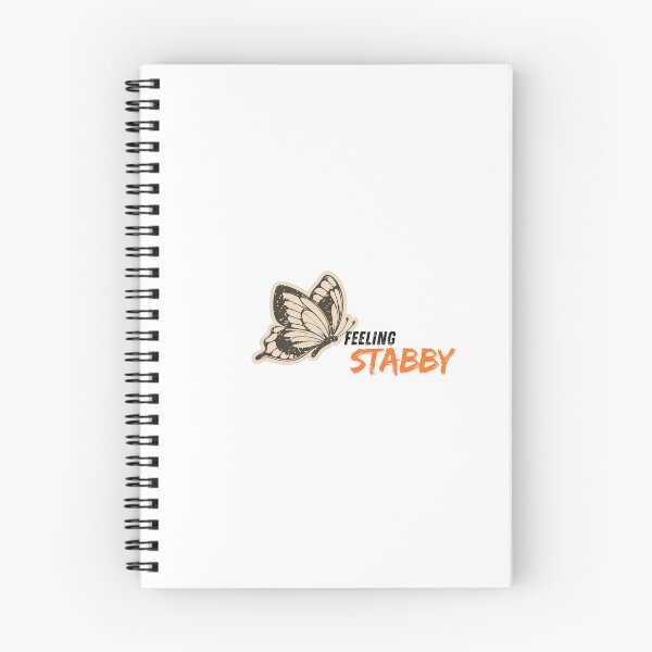 Item preview, Feeling Stabby: Lined notebook for the journal or diary for women and men designed and sold by dirlkhiat.