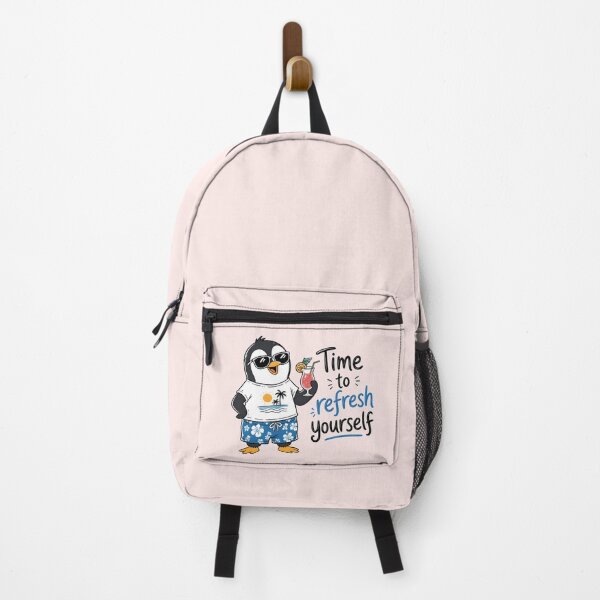 Item preview, Penguin on vacation designed and sold by PrintLabStudio.