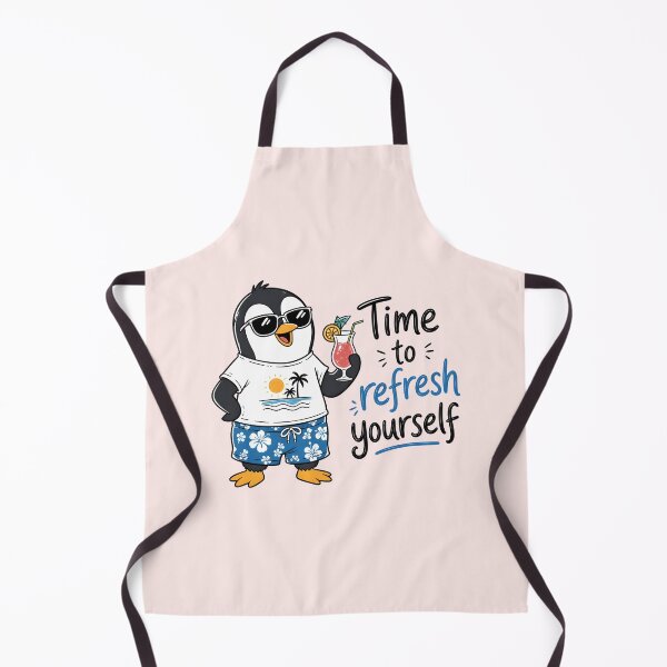 Item preview, Penguin on vacation designed and sold by PrintLabStudio.