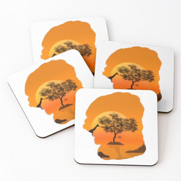 Item preview, Golden Safari Sunset designed and sold by Ink_craft.