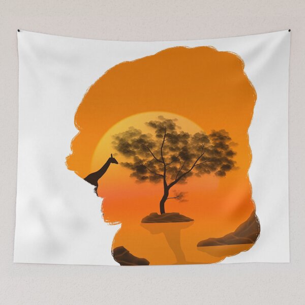 Item preview, Golden Safari Sunset designed and sold by Ink_craft.