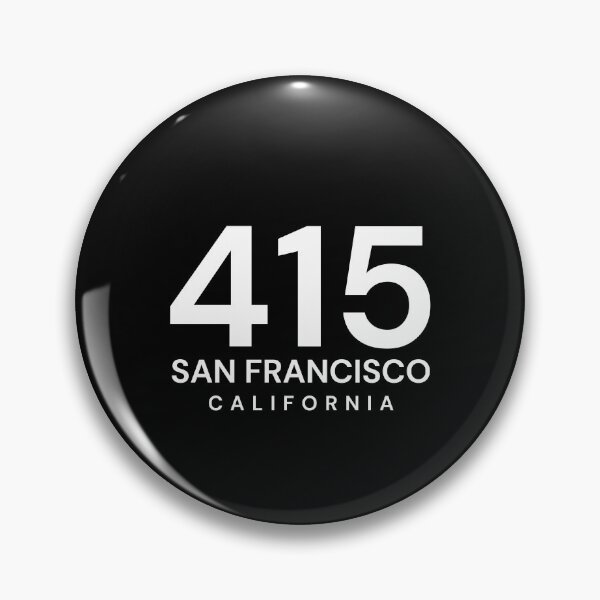 Item preview, 415 San Francisco California Minimalist Area Code designed and sold by Paper Drip.