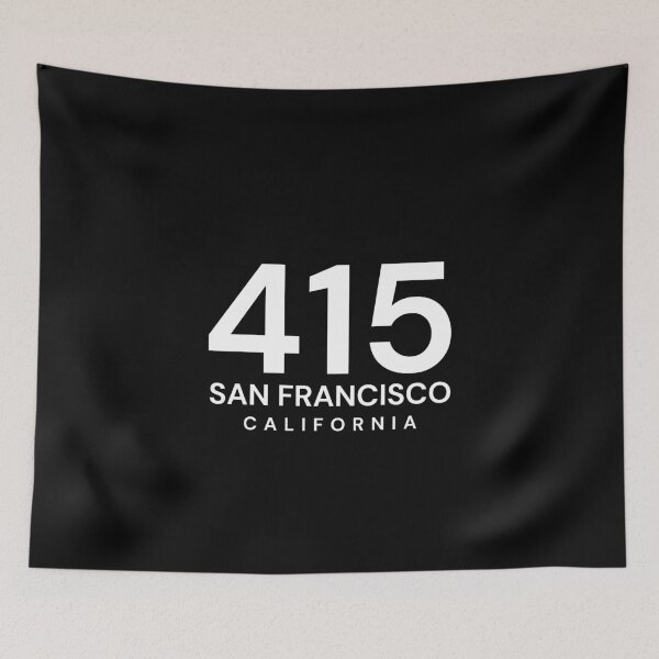 Item preview, 415 San Francisco California Minimalist Area Code designed and sold by Paper Drip.