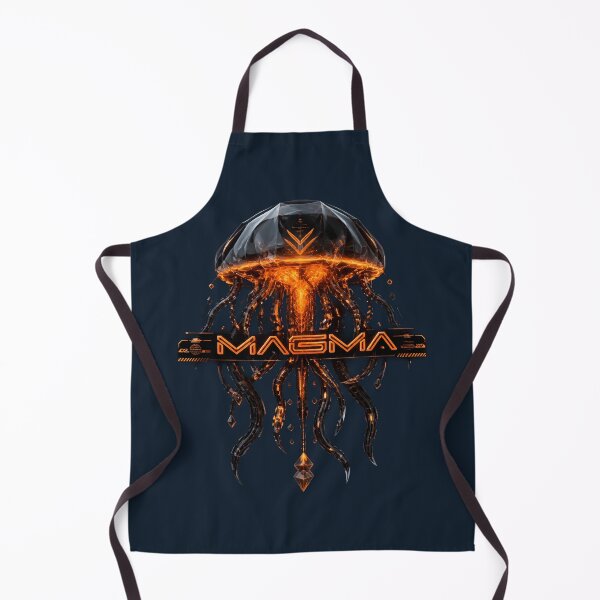 Item preview, Magma Cyber Jellyfish Orange Neon Crystal Techwear Streetwear designed and sold by Novastitchshop.