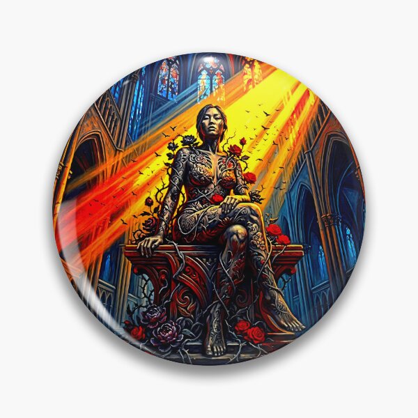 Item preview, Dark Gothic Art &amp; Fine Art Prints (1:1 Square Posters) designed and sold by Cyber-ART-Studio.