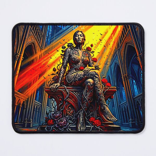 Item preview, Dark Gothic Art & Fine Art Prints (1:1 Square Posters) designed and sold by Cyber-ART-Studio.