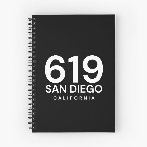 Item preview, 619 San Diego California Minimalist Area Code designed and sold by Paper Drip.
