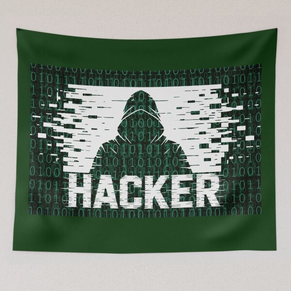 Item preview, Cyber Hacker Binary Code designed and sold by Szpaku desart .