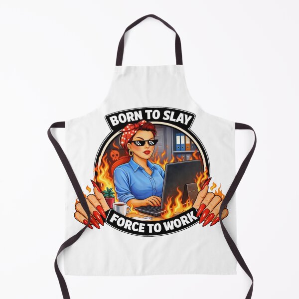 Item preview, Work Sarcasm BORN TO SLAY FORCE TO WORK designed and sold by HaydenMillepied.