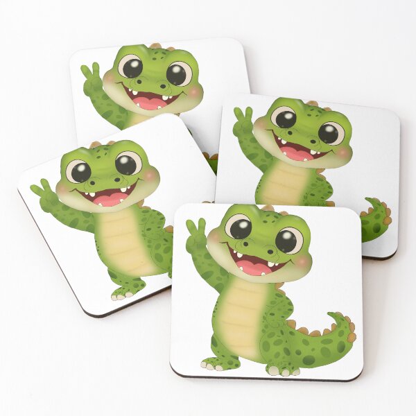 Item preview, Cute Baby Crocodile Peace Sign Happy Alligator designed and sold by Witsnu7356.