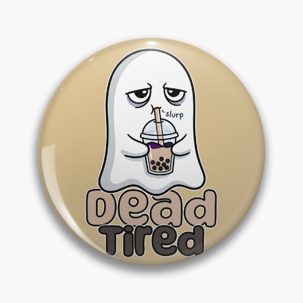 Item preview, Dead Tired Cute Boba Ghost designed and sold by Mr Lee.