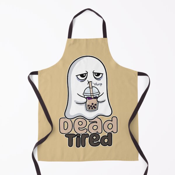 Item preview, Dead Tired Cute Boba Ghost designed and sold by Mr Lee.
