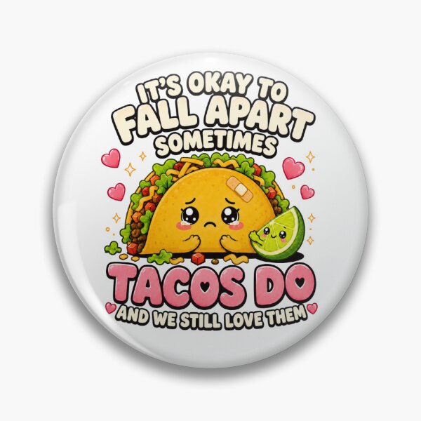 Item preview, Cute Emotional Support Taco Quote designed and sold by LunaMagicStudio.