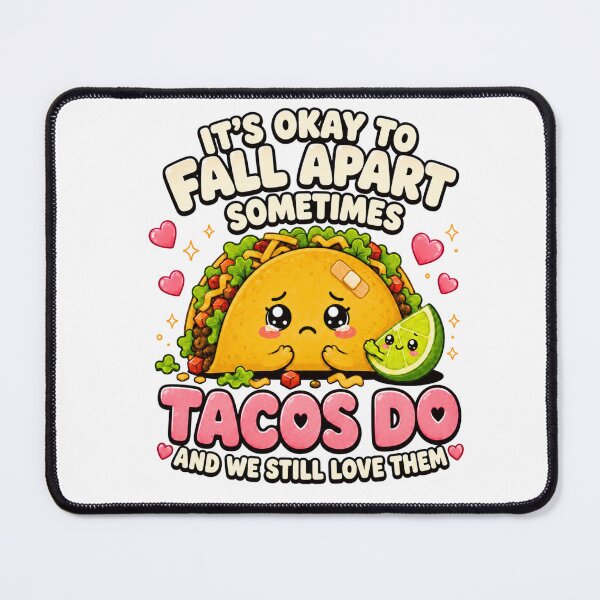 Item preview, Cute Emotional Support Taco Quote designed and sold by LunaMagicStudio.