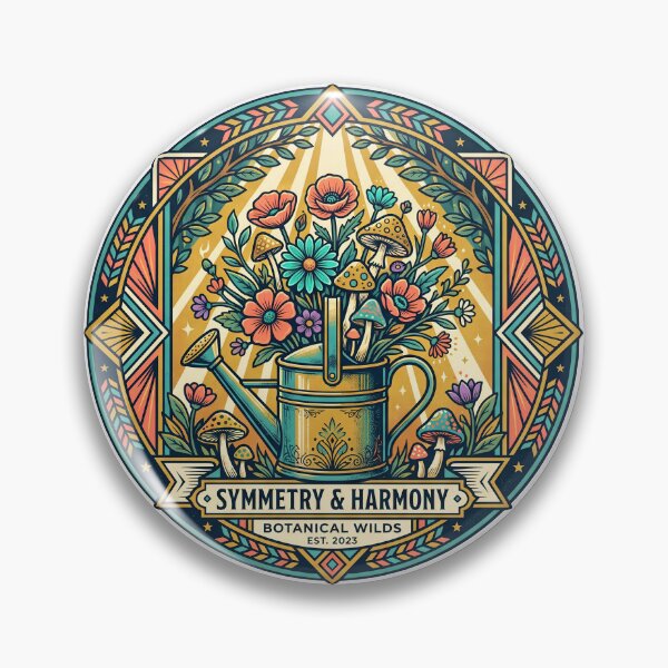 Item preview, Maximalist Boho Wildflower Symmetry Harmony designed and sold by Oommen Studio .