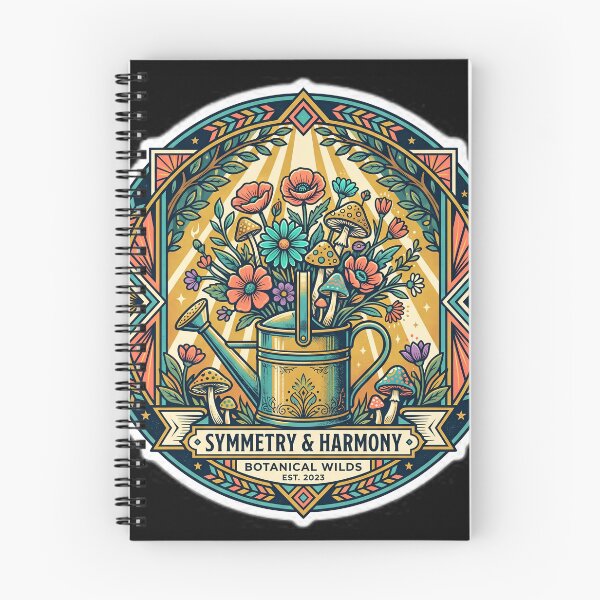 Item preview, Maximalist Boho Wildflower Symmetry Harmony designed and sold by Oommen Studio .