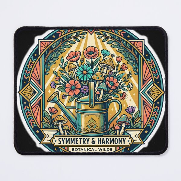 Item preview, Maximalist Boho Wildflower Symmetry Harmony designed and sold by Oommen Studio .