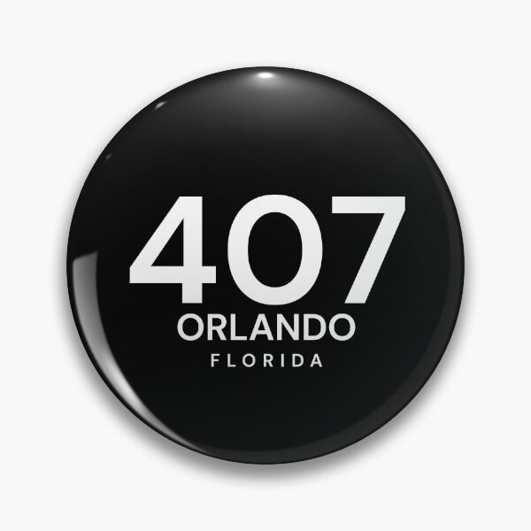 Item preview, 407 Orlando Florida Minimalist Area Code designed and sold by Paper Drip.