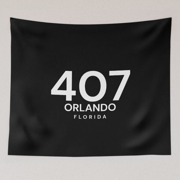 Item preview, 407 Orlando Florida Minimalist Area Code designed and sold by Paper Drip.