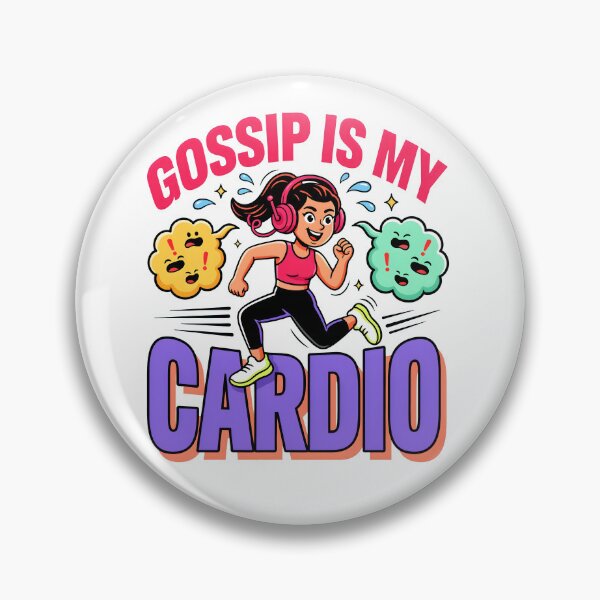 Item preview, Gossip Is My Cardio Funny Fitness Parody designed and sold by Fitswear.