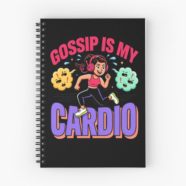 Item preview, Gossip Is My Cardio Funny Fitness Parody designed and sold by Fitswear.