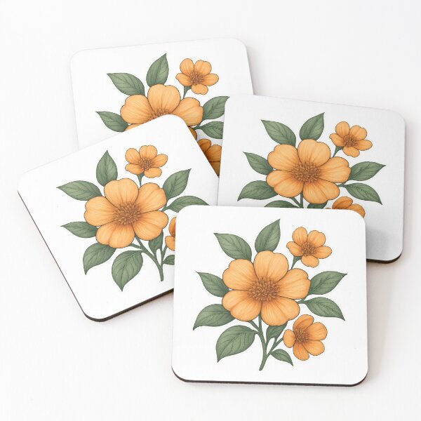Item preview, Floral Bouquet – Orange Wildflower Design designed and sold by Yomere.