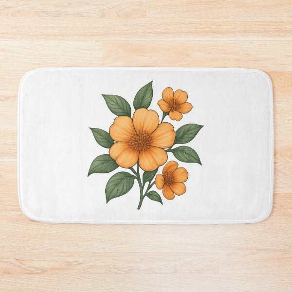 Item preview, Floral Bouquet – Orange Wildflower Design designed and sold by Yomere.