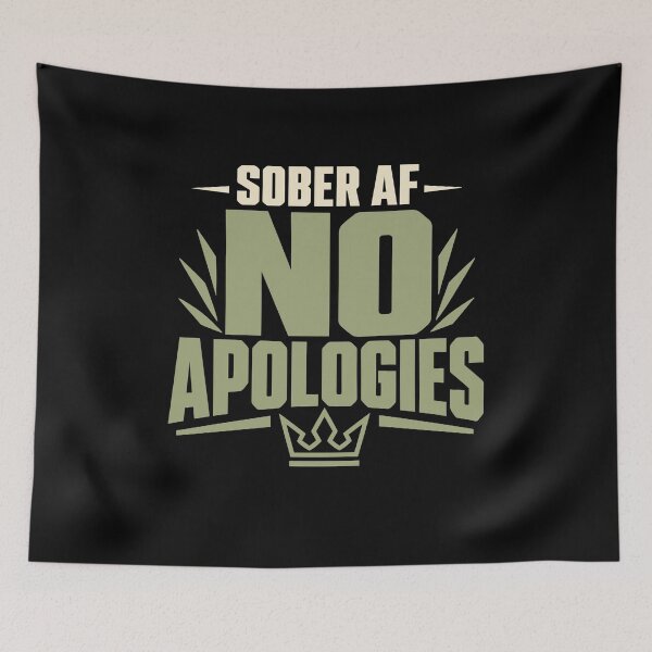 Item preview, Sober AF Sobriety Alcohol Free Gift designed and sold by AndreasMei.
