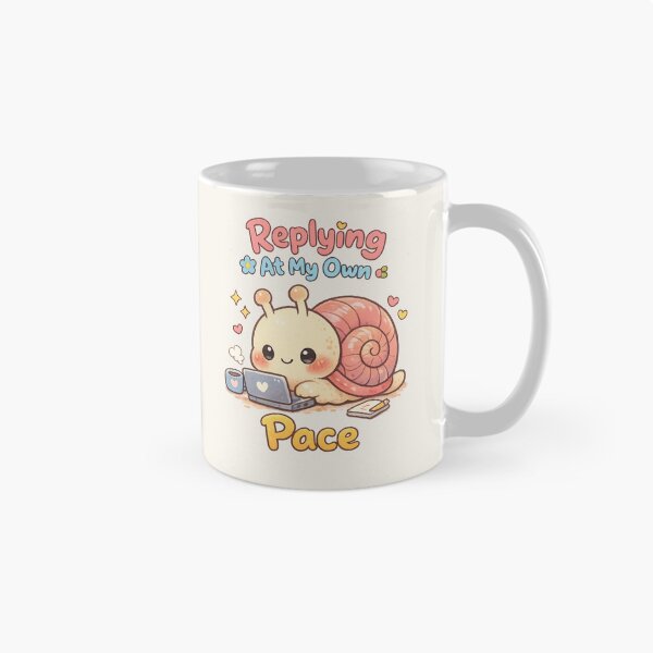 Item preview, Cute Snail Working From Home | Kawaii Slow Productivity Laptop Art designed and sold by PopCulturePixel.