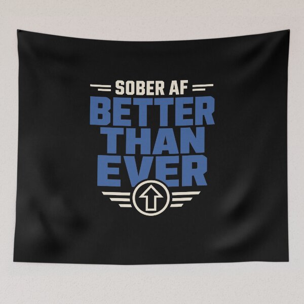 Item preview, Sober AF Sobriety Alcohol Free Gift designed and sold by AndreasMei.
