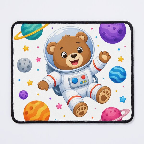 Item preview, ? Bear Astronaut in Space – Cute Kids T-Shirt Design designed and sold by SunnyDesign82.