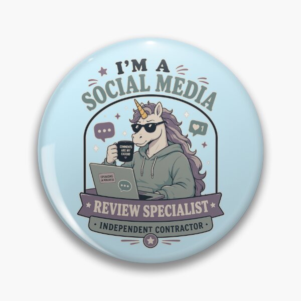 Item preview, Social Media Review Specialist Funny Remote Work Humor designed and sold by ALCOSHIRTS OFFICIAL.