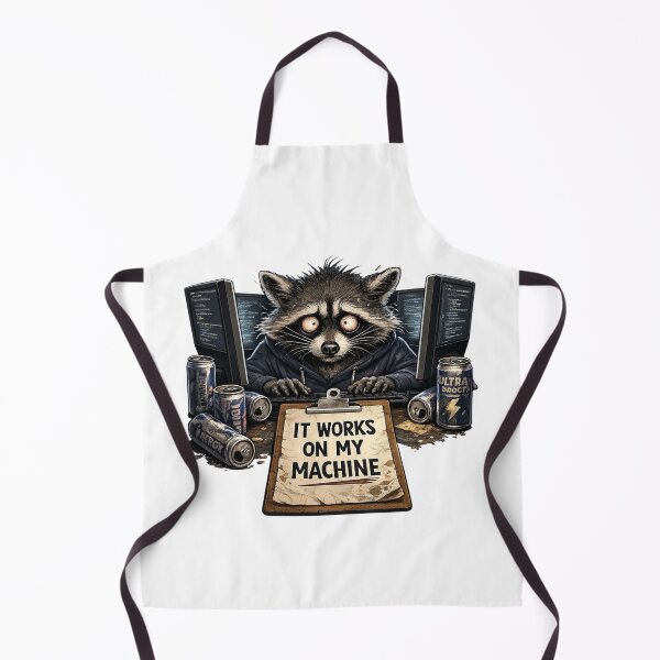 Item preview, Tired Raccoon Software Engineer Funny Gift designed and sold by Gentlestate.