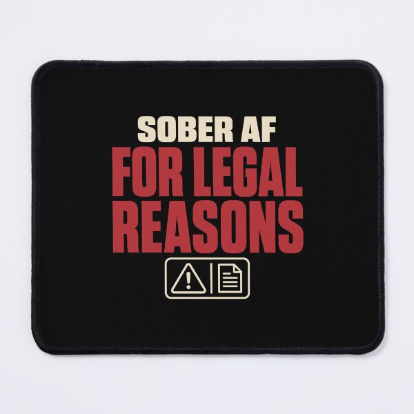 Item preview, Sober AF Sobriety Alcohol Free Gift designed and sold by AndreasMei.