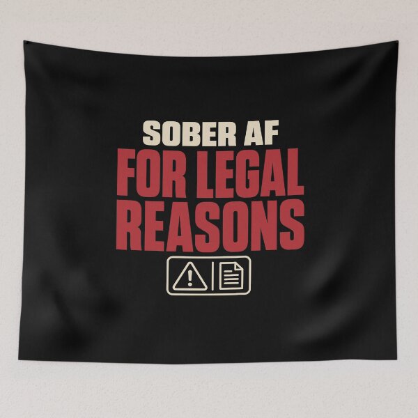 Item preview, Sober AF Sobriety Alcohol Free Gift designed and sold by AndreasMei.
