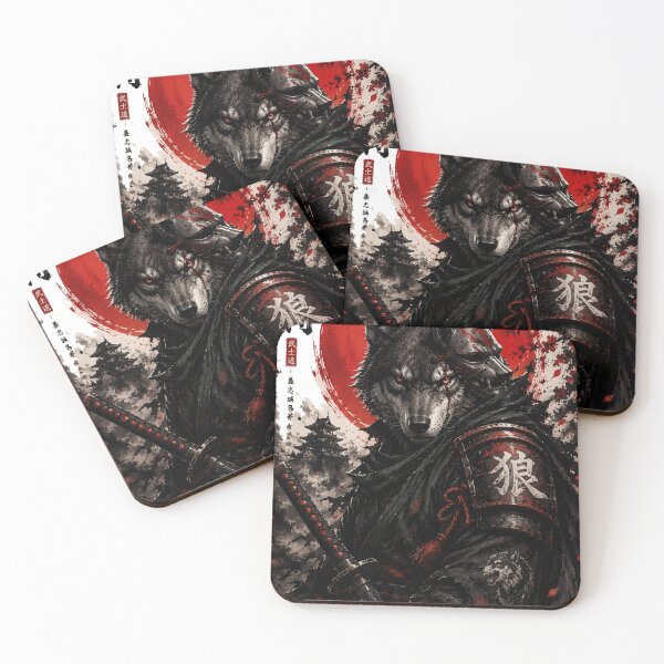 Item preview, Dark Wolf Samurai Ronin Warrior designed and sold by Besir26.