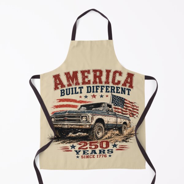 Item preview, America Built Different Vintage Truck 250 Years Since 1776 designed and sold by POD DYNASTY.