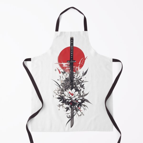 Item preview, Eternal Samurai Sword Art | Japanese Katana Floral Red Sun Illustration designed and sold by Dyan4.