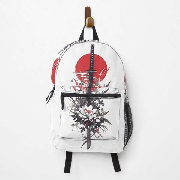 Item preview, Eternal Samurai Sword Art | Japanese Katana Floral Red Sun Illustration designed and sold by Dyan4.