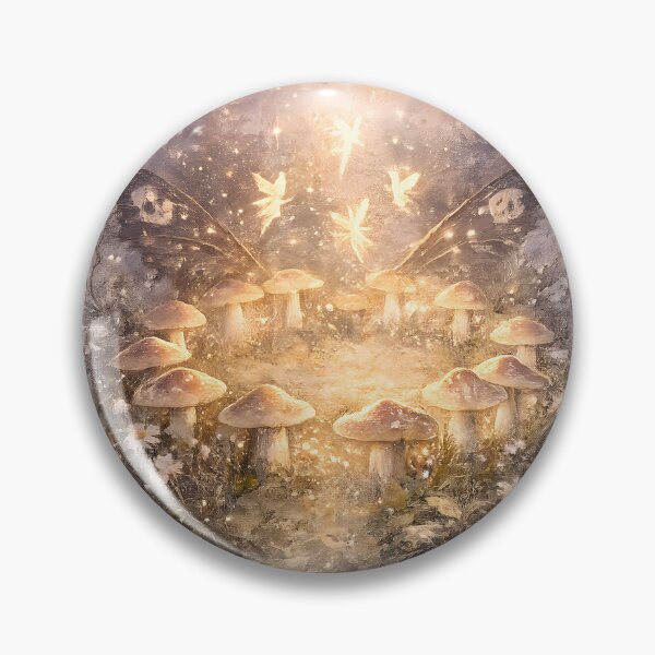 Item preview, Fairy Mushroom Ring at Dawn designed and sold by PatiImagination.