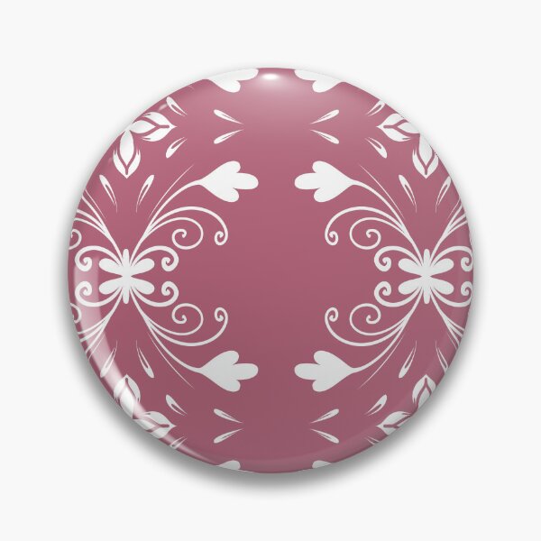 Item preview, Textile art Floral Seamless Patterns White and Pig Blood Red designed and sold by LifeTU.