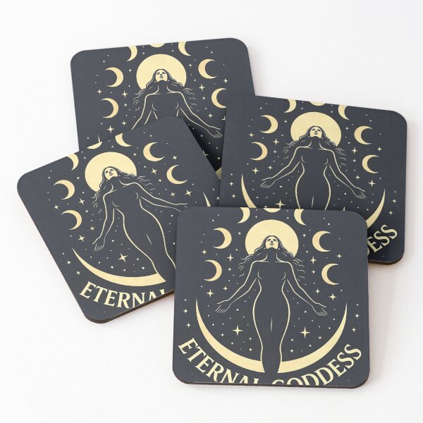 Item preview, Eternal Goddess Moon Phases Design | Celestial Divine Feminine Art designed and sold by GalleryPeak.