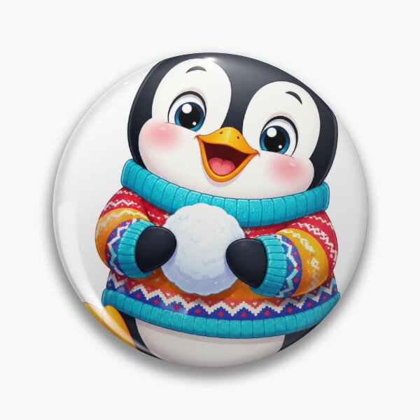 Item preview, ? Penguin in Cozy Sweater – Cute Kids T-Shirt Design designed and sold by SunnyDesign82.