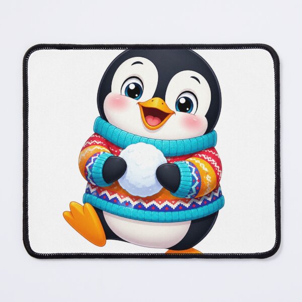 Item preview, ? Penguin in Cozy Sweater – Cute Kids T-Shirt Design designed and sold by SunnyDesign82.